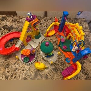 Little People Big Top circus & carnival fun park roller coaster playsets